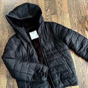 Abercrombie Kids Black Puffer Jacket